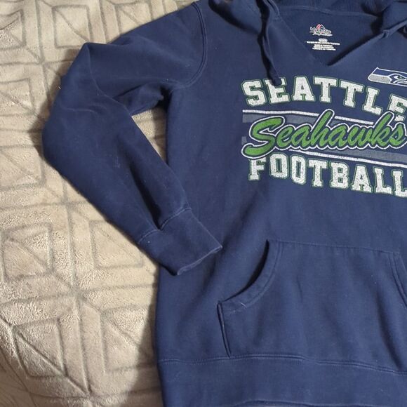 Seattle Seahawks Blue Hoodie - Picture 5 of 7